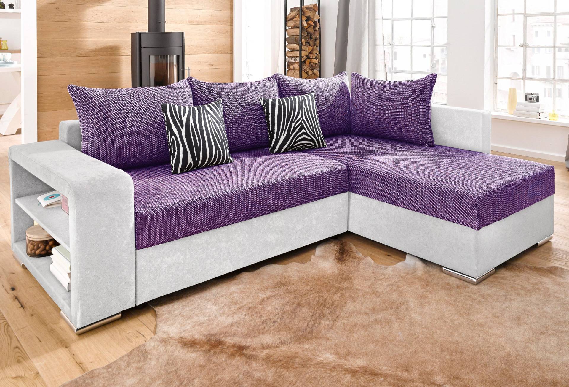 COLLECTION AB Ecksofa »John L-Form«, mit Bettfunktion, wahlweise mit Federkern von COLLECTION AB