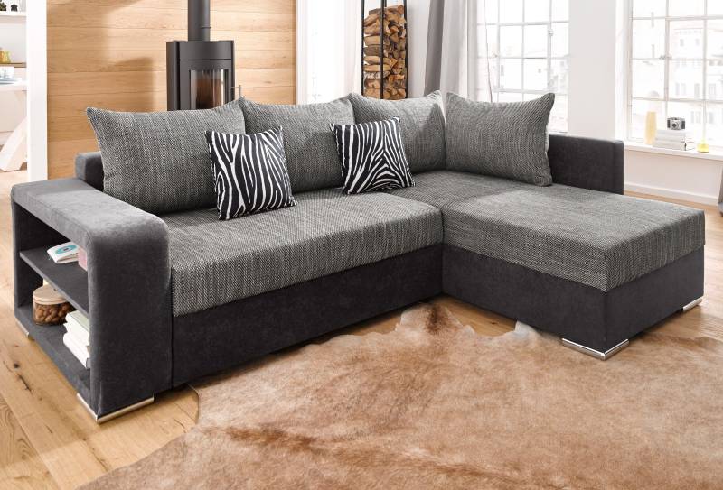 COLLECTION AB Ecksofa »John L-Form«, mit Bettfunktion, wahlweise mit Federkern von COLLECTION AB