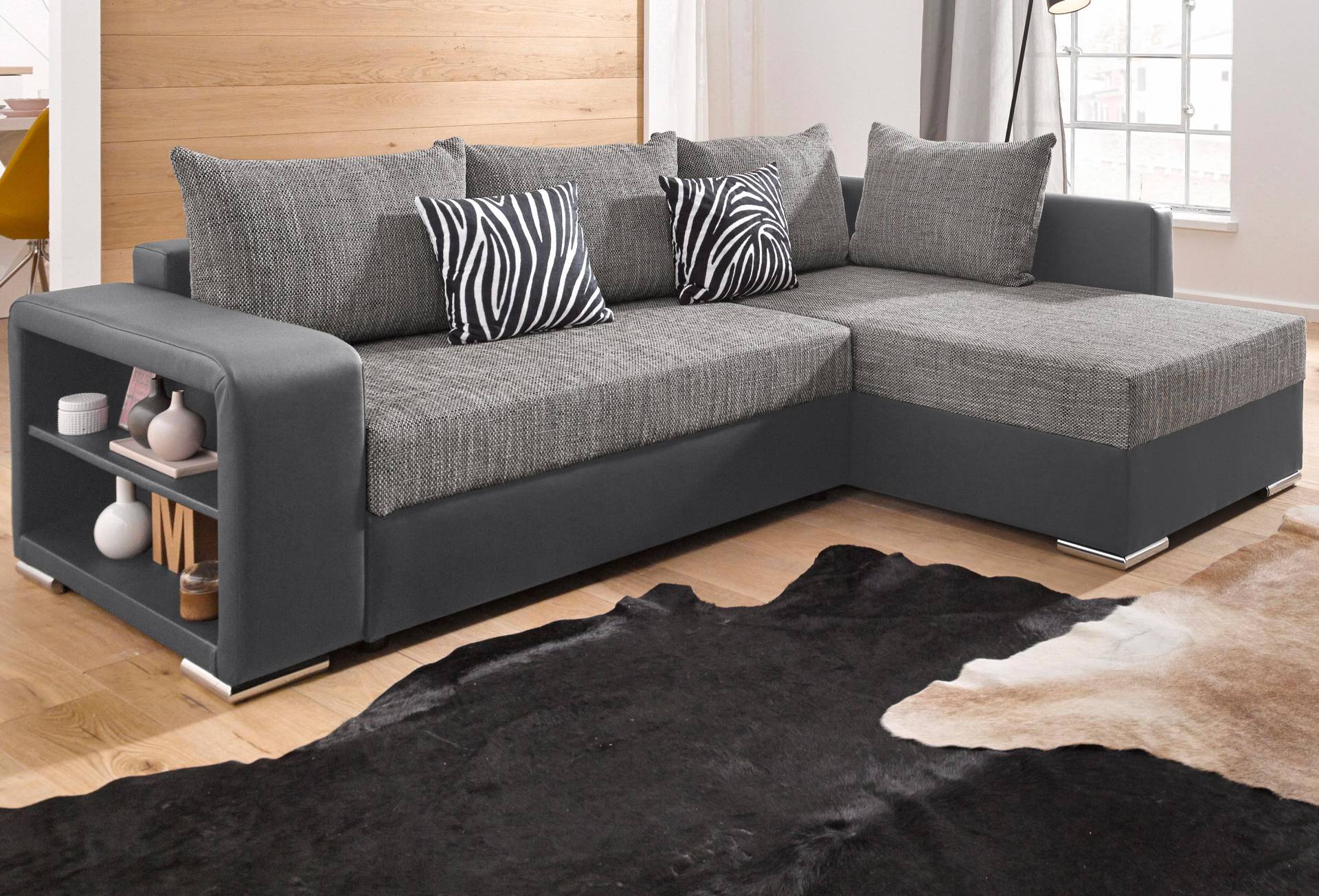 COLLECTION AB Ecksofa »John L-Form«, mit Bettfunktion, wahlweise mit Federkern von COLLECTION AB