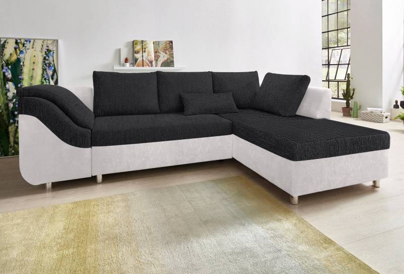 COLLECTION AB Ecksofa »Sally L-Form«, mit und ohne Bettfunktion, inklusive loser Rücken- und Zierkissen von COLLECTION AB