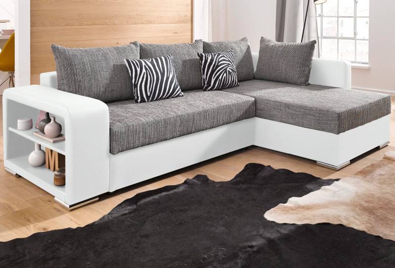 COLLECTION AB Ecksofa »John L-Form«, mit Bettfunktion, wahlweise mit Federkern von COLLECTION AB