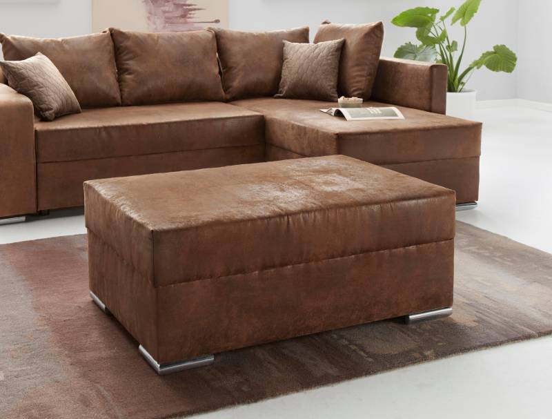 COLLECTION AB Hocker »John«, Frei im Raum stellbar, wahlweise mit Federkern COLLECTION AB Hocker »John«, Frei im Raum stellbar, wahlweise mit Federkern von COLLECTION AB
