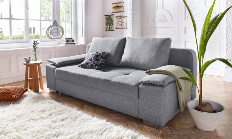 COLLECTION AB Schlafsofa »Paula«, mit Federkern, inklusive Bettfunktion und Bettkasten von COLLECTION AB