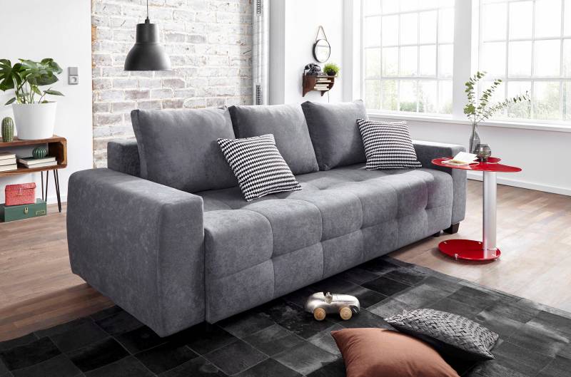 COLLECTION AB Schlafsofa »Bella«, mit Bettfunktion und Bettkasten, inkl. loser Rücken- und Zierkissen von COLLECTION AB