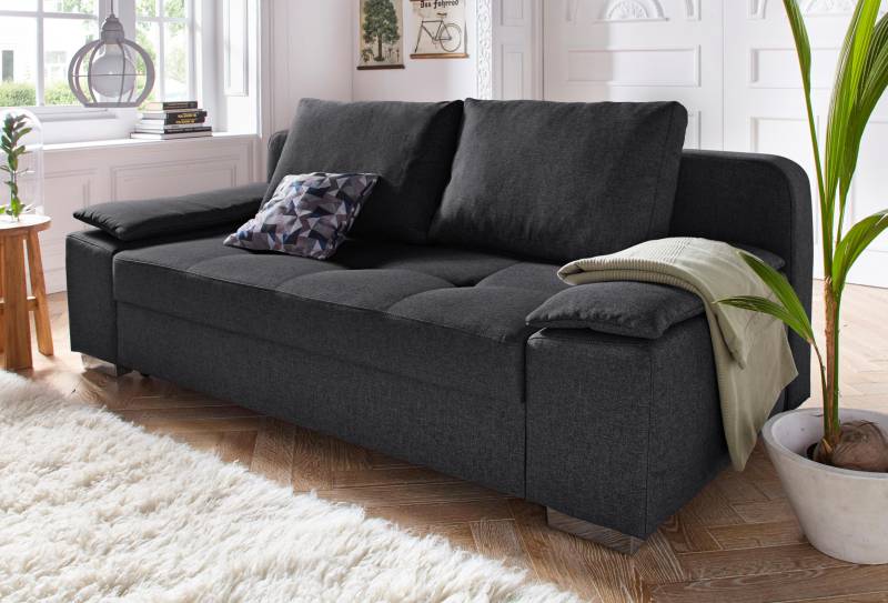 COLLECTION AB Schlafsofa »Paula«, mit Federkern, inklusive Bettfunktion und Bettkasten von COLLECTION AB