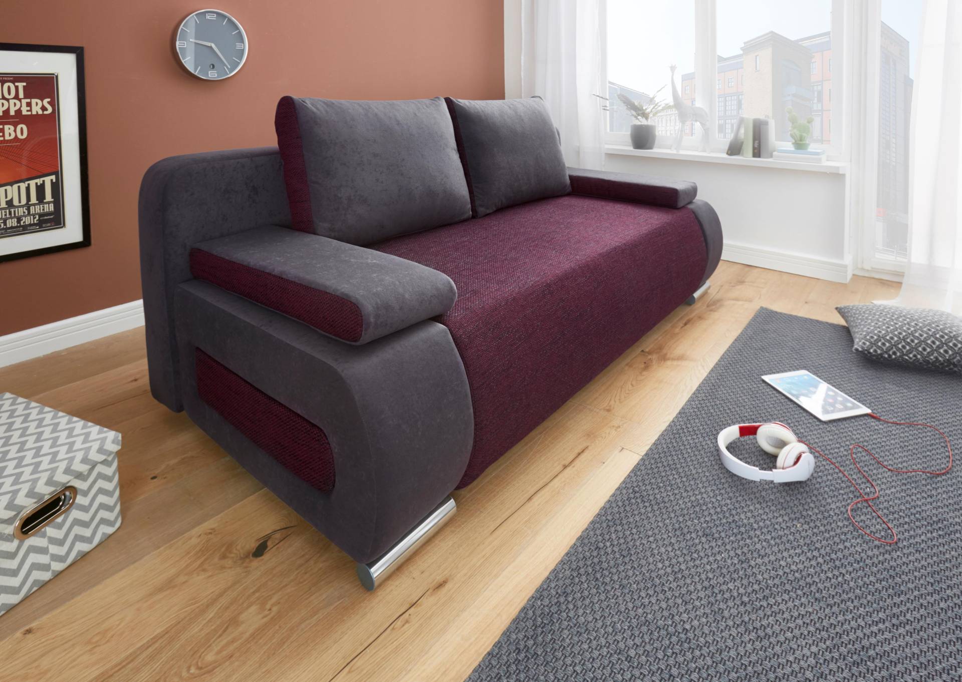 COLLECTION AB Schlafsofa Moritz, mit Bettfunktion und Bettkasten von COLLECTION AB