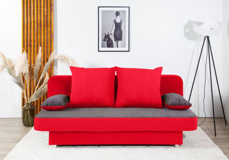 COLLECTION AB Schlafsofa »P-Ulla«, inkl. Bettfunktion, Bettkasten und Zierkissen von COLLECTION AB