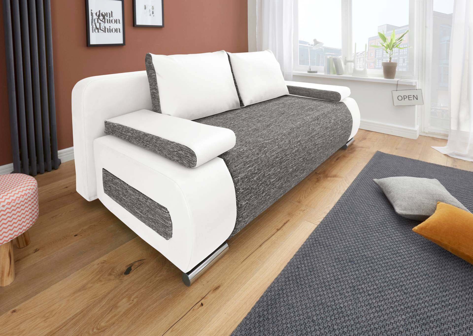 COLLECTION AB Schlafsofa Moritz, mit Bettfunktion und Bettkasten von COLLECTION AB