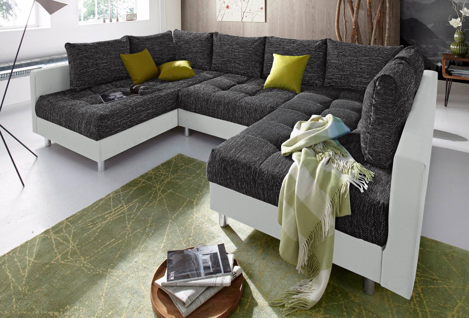 COLLECTION AB Wohnlandschaft »Antonia U-Form«, mit Federkern und zusätzlichem Hocker COLLECTION AB Wohnlandschaft »Antonia U-Form«, mit Federkern und zusätzlichem Hocker von COLLECTION AB