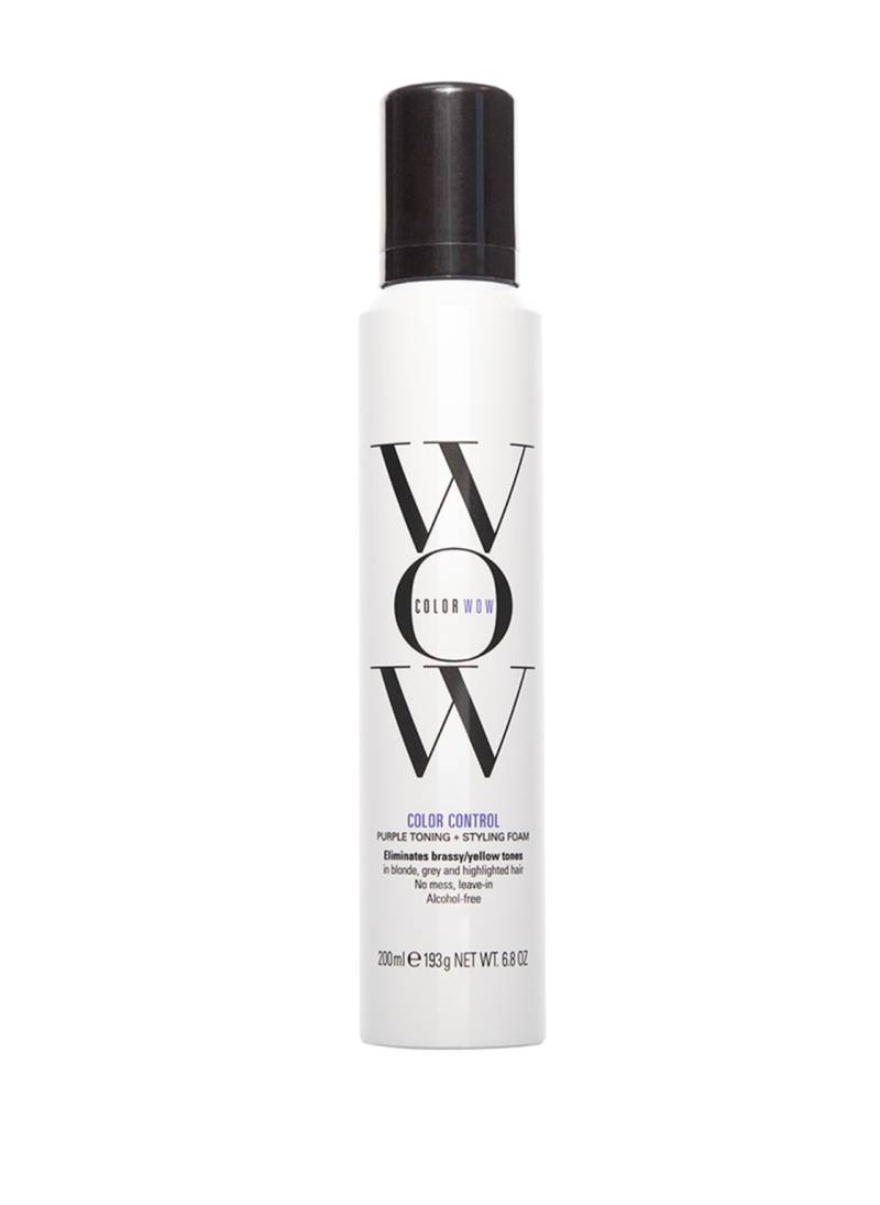 Color Wow Color Control Purple Toning + Styling Foam Farbkorrektur Leave-in für blondes Haar 200 ml von COLOR WOW