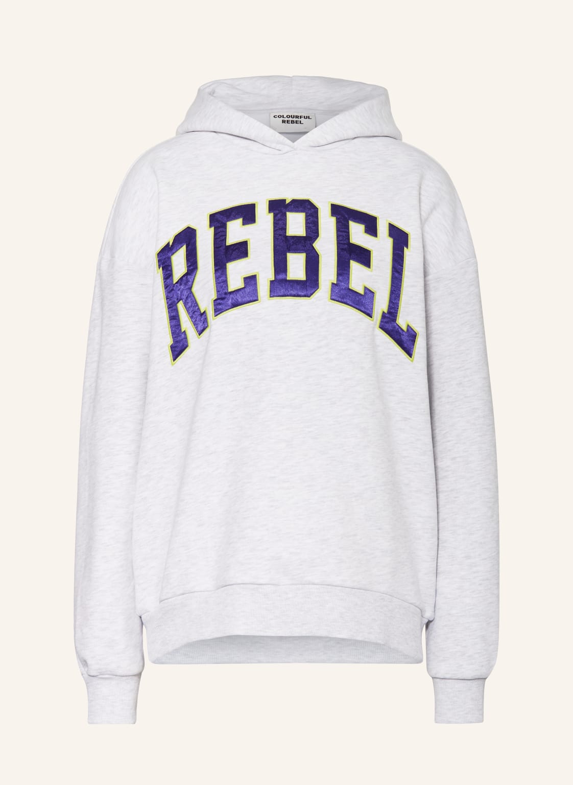 Colourful Rebel Hoodie grau