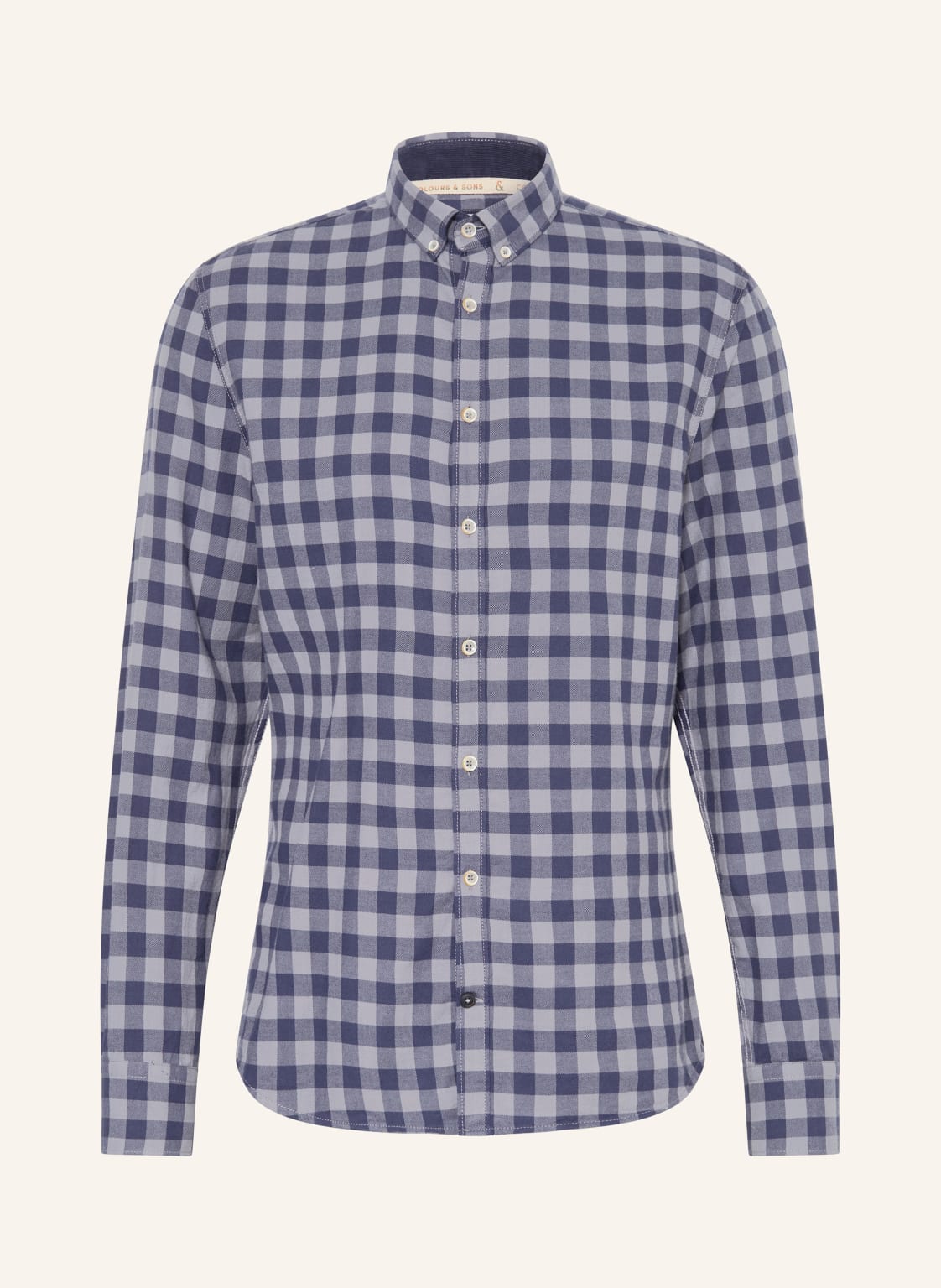 Colours & Sons Hemd Regular Fit blau von COLOURS & SONS