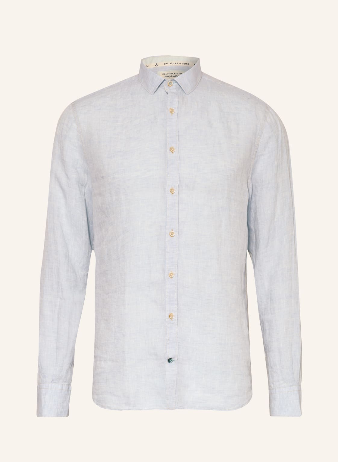 Colours & Sons Leinenhemd Regular Fit blau Colours & Sons Leinenhemd Regular Fit blau von COLOURS & SONS