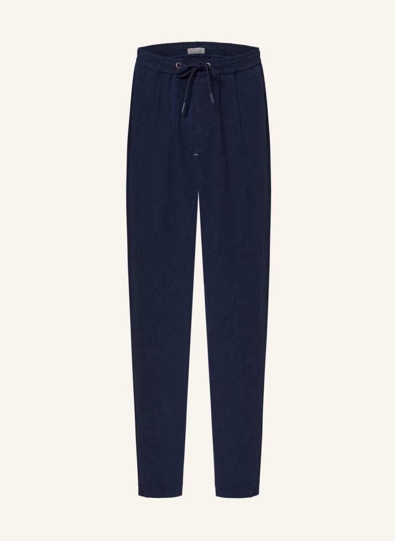 Colours & Sons Leinenhose Im Jogging-Stil blau von COLOURS & SONS