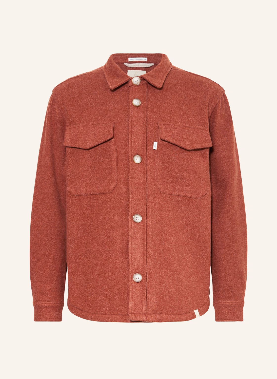 Colours & Sons Overjacket braun von COLOURS & SONS