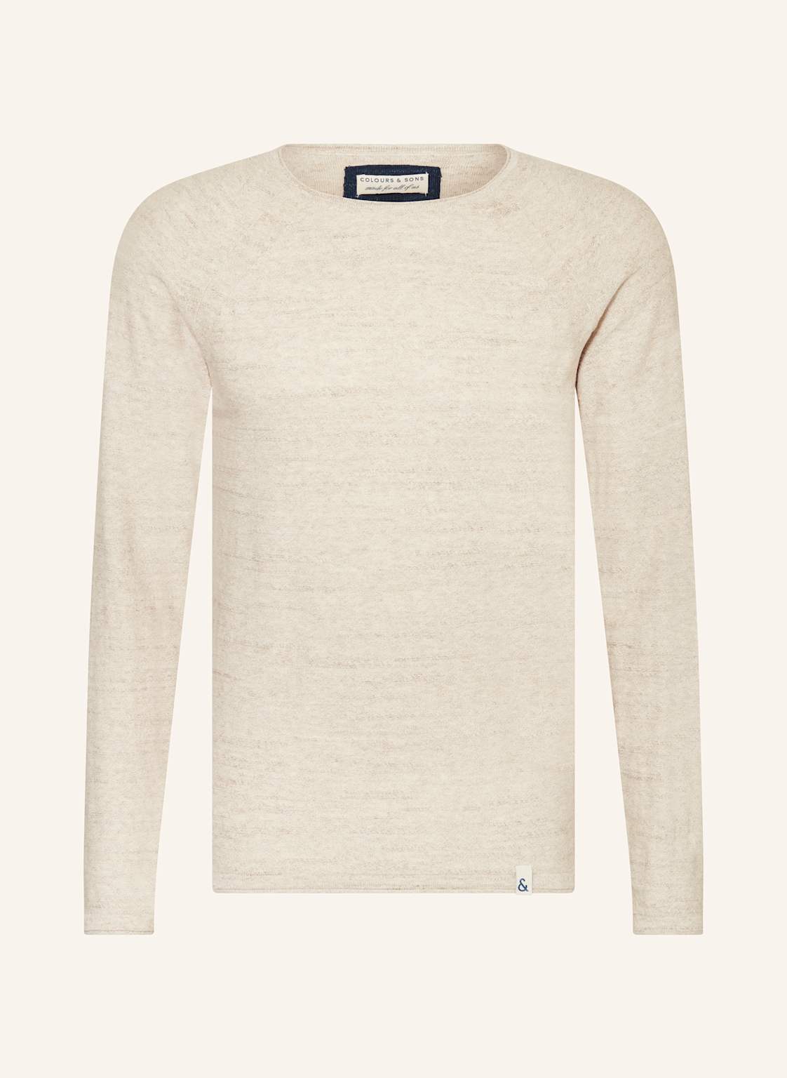 Colours & Sons Pullover beige von COLOURS & SONS