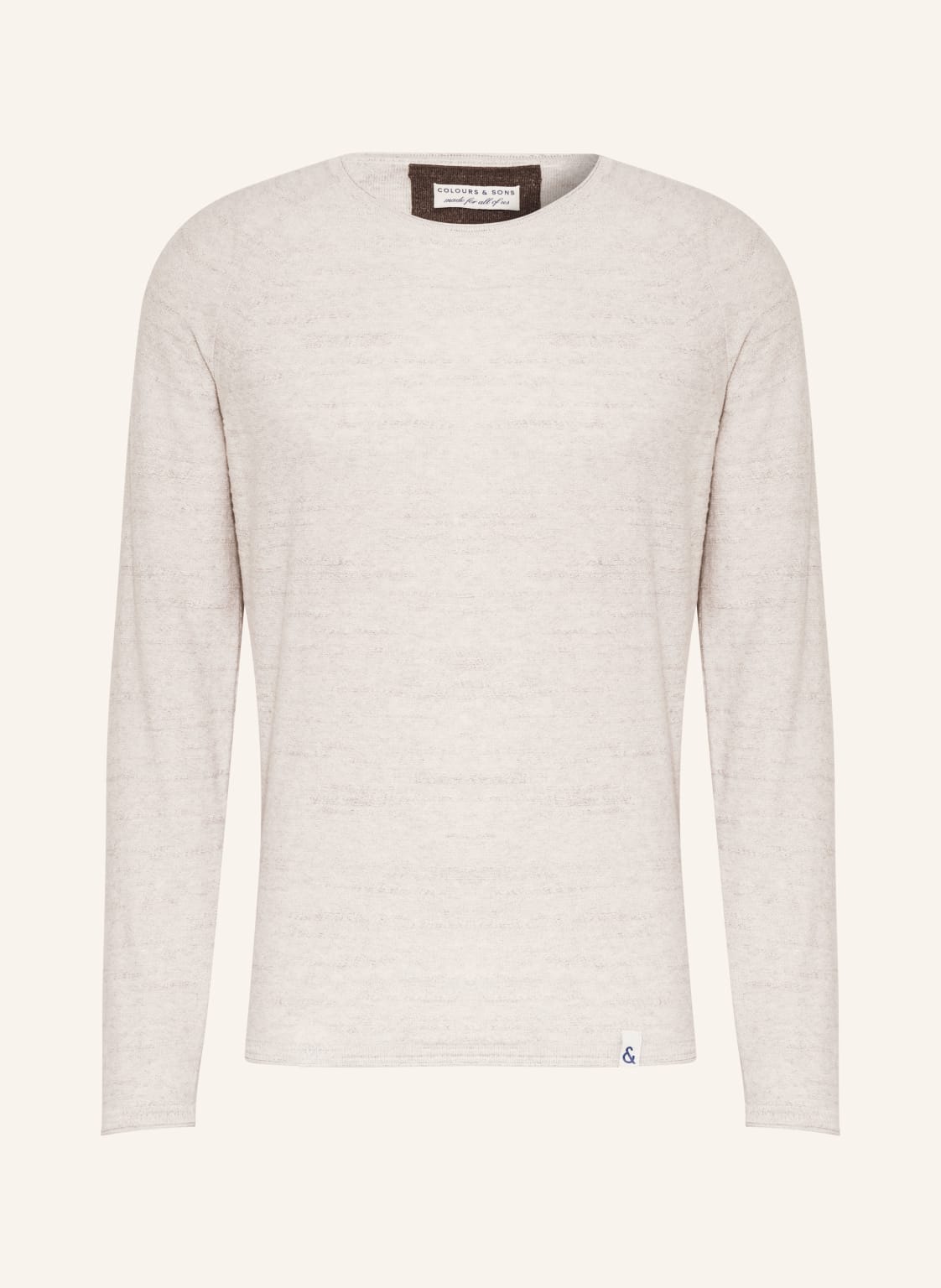 Colours & Sons Pullover beige von COLOURS & SONS