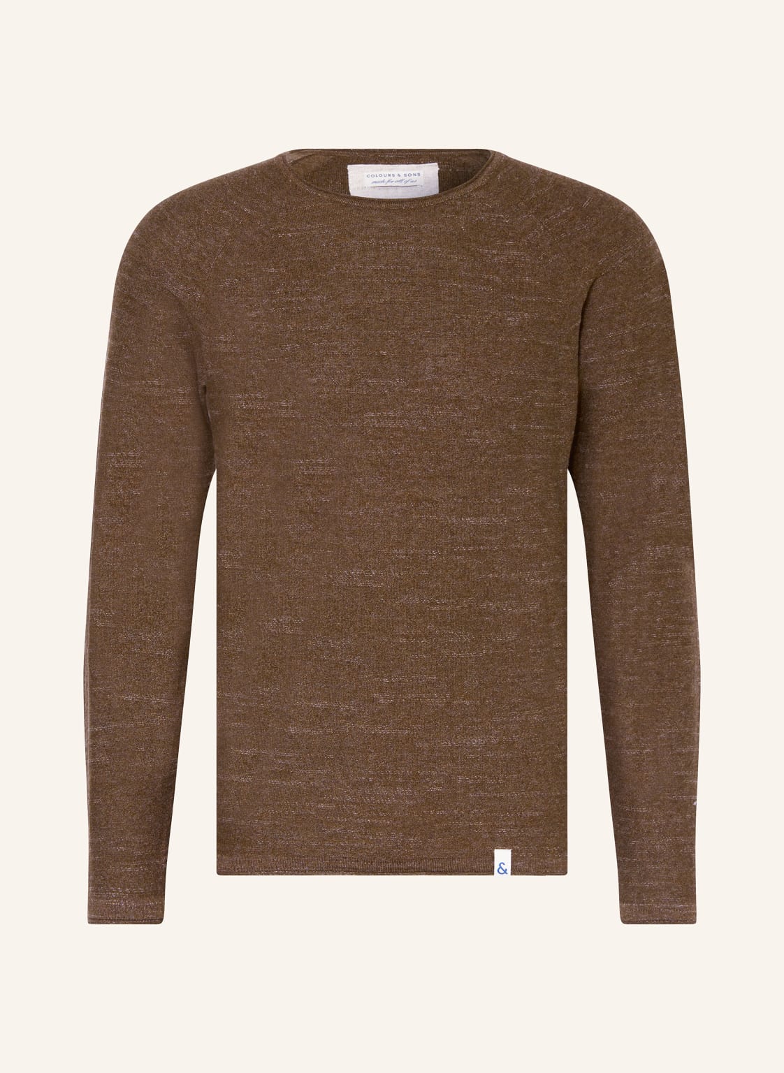 Colours & Sons Pullover braun von COLOURS & SONS