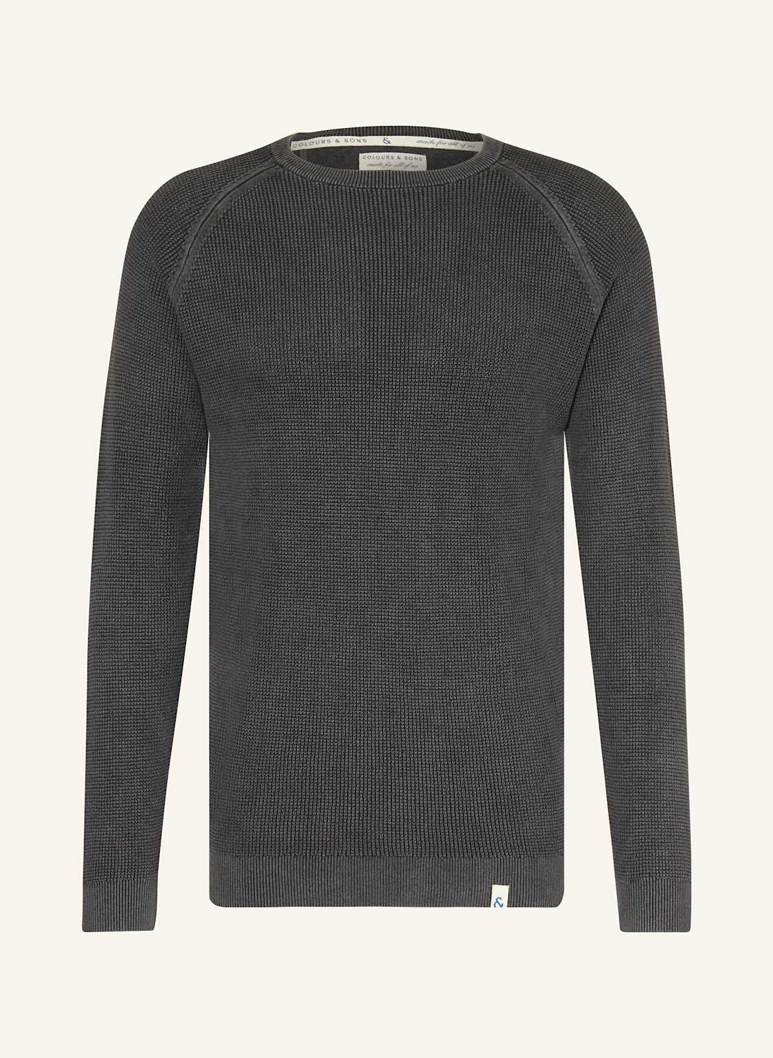 Colours & Sons Pullover grau von COLOURS & SONS