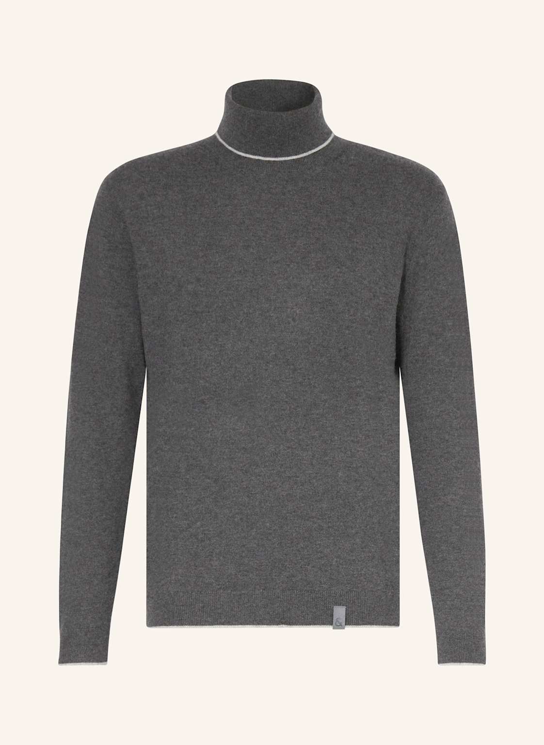 Colours & Sons Rollkragenpullover Mit Merinowolle grau von COLOURS & SONS