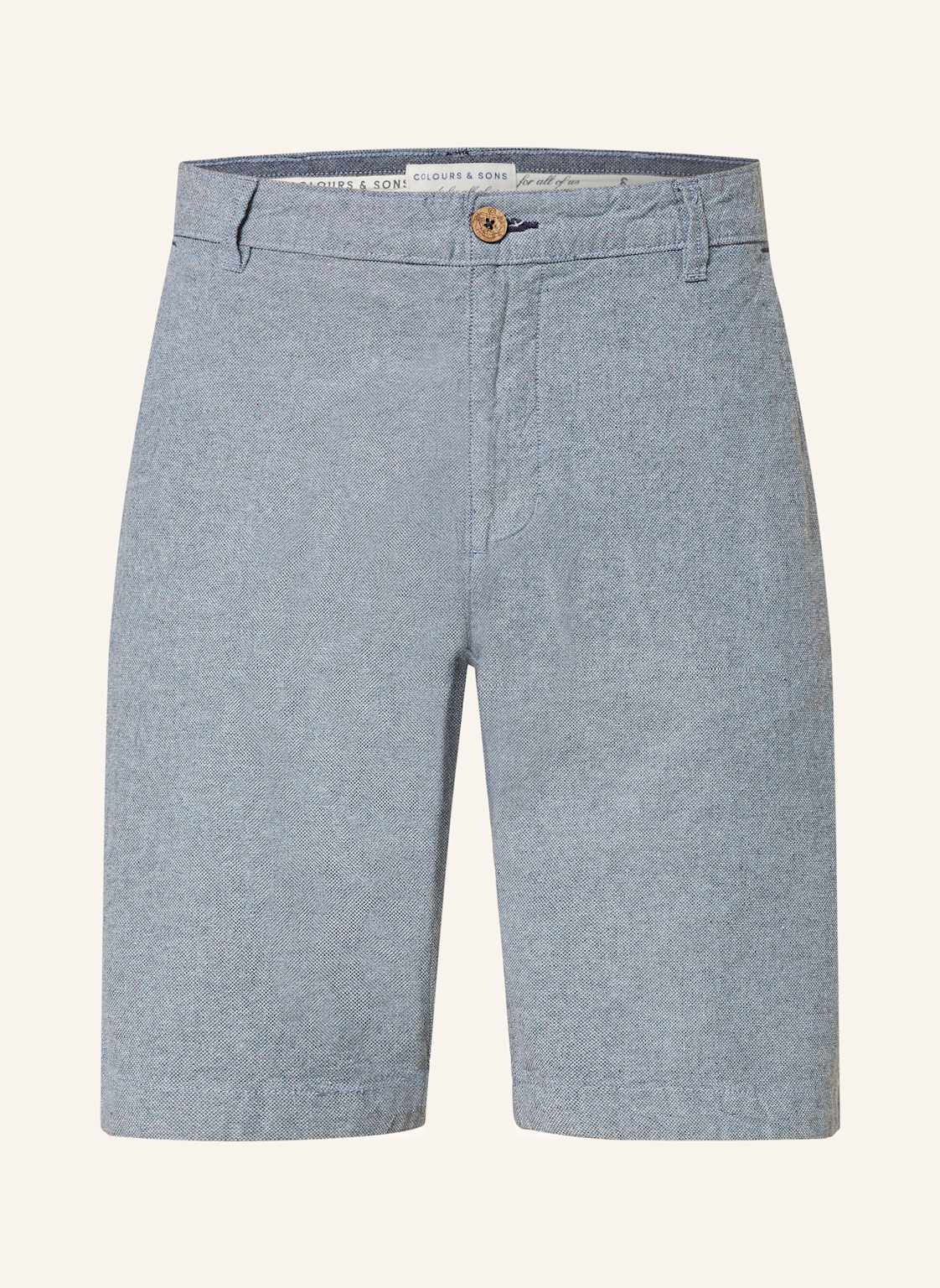 Colours & Sons Shorts Mit Leinen blau Colours & Sons Shorts Mit Leinen blau von COLOURS & SONS