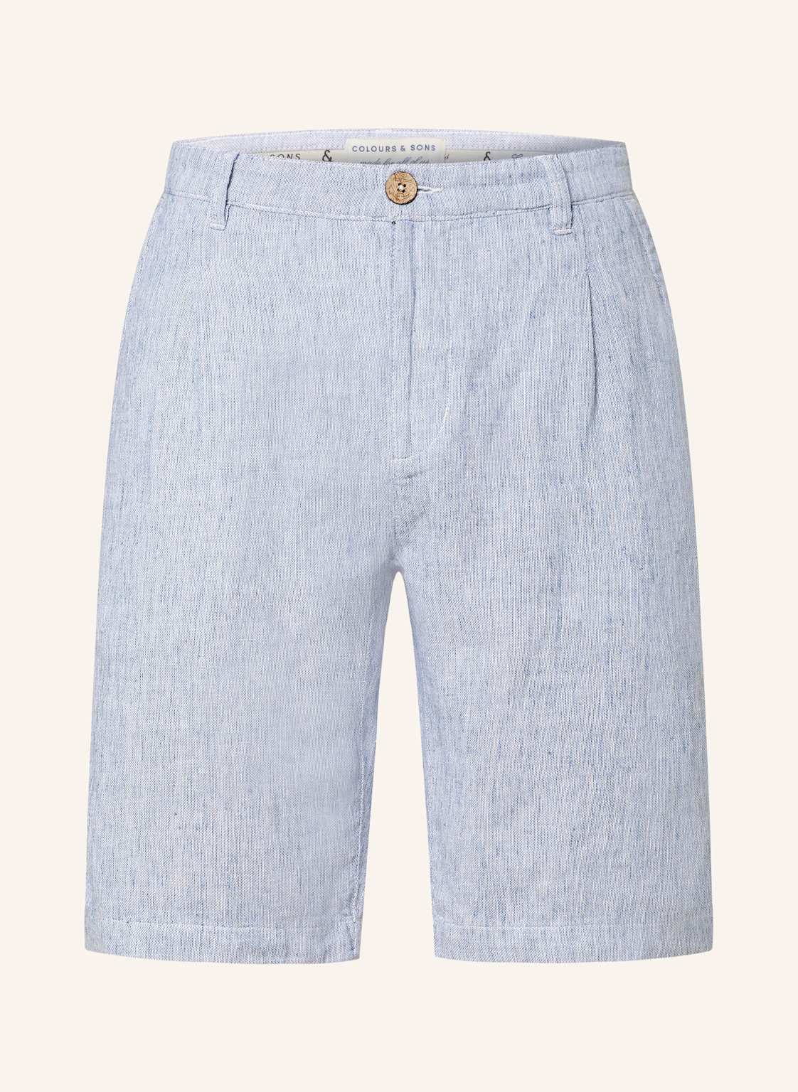 Colours & Sons Shorts Mit Leinen blau Colours & Sons Shorts Mit Leinen blau von COLOURS & SONS
