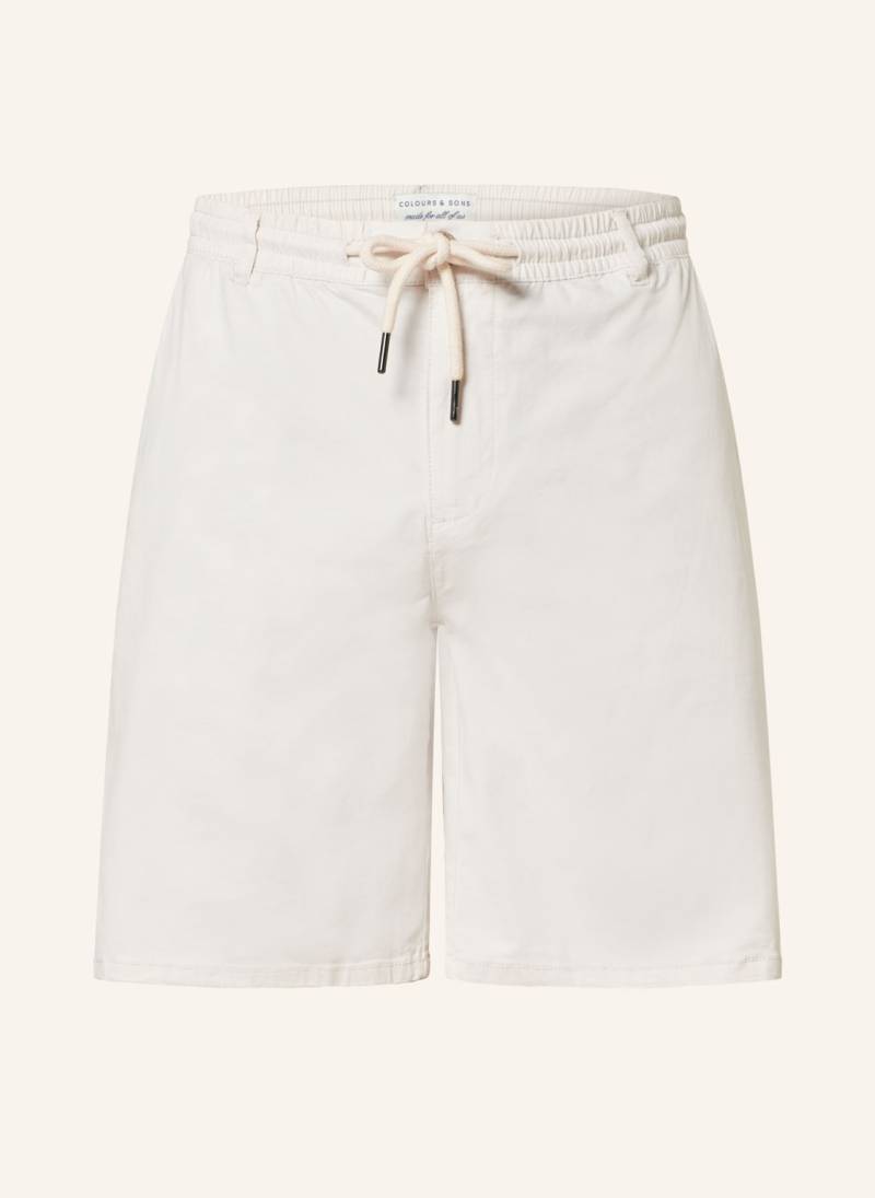 Colours & Sons Shorts weiss von COLOURS & SONS