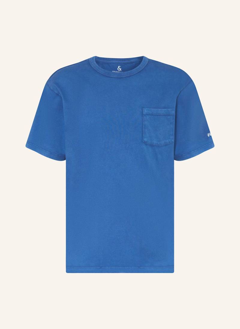 Colours & Sons T-Shirt blau von COLOURS & SONS