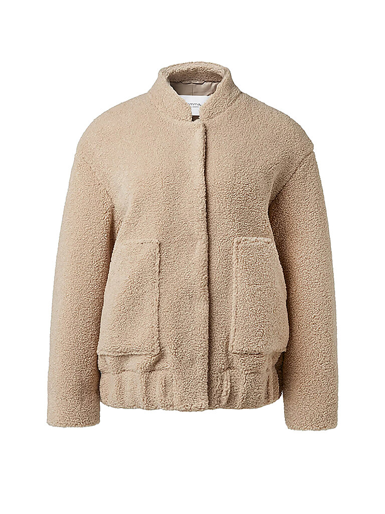 COMMA IDENTITY Jacke in Felloptik beige | 32 von COMMA IDENTITY