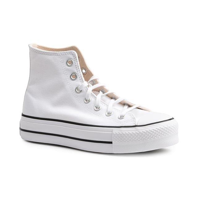 Chuck Taylor All Star Platform-37 Damen Weiss 37 von CONVERSE