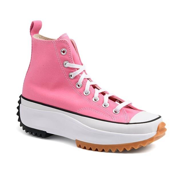 Run Star Hike Hi Herren Rosa 42 von CONVERSE