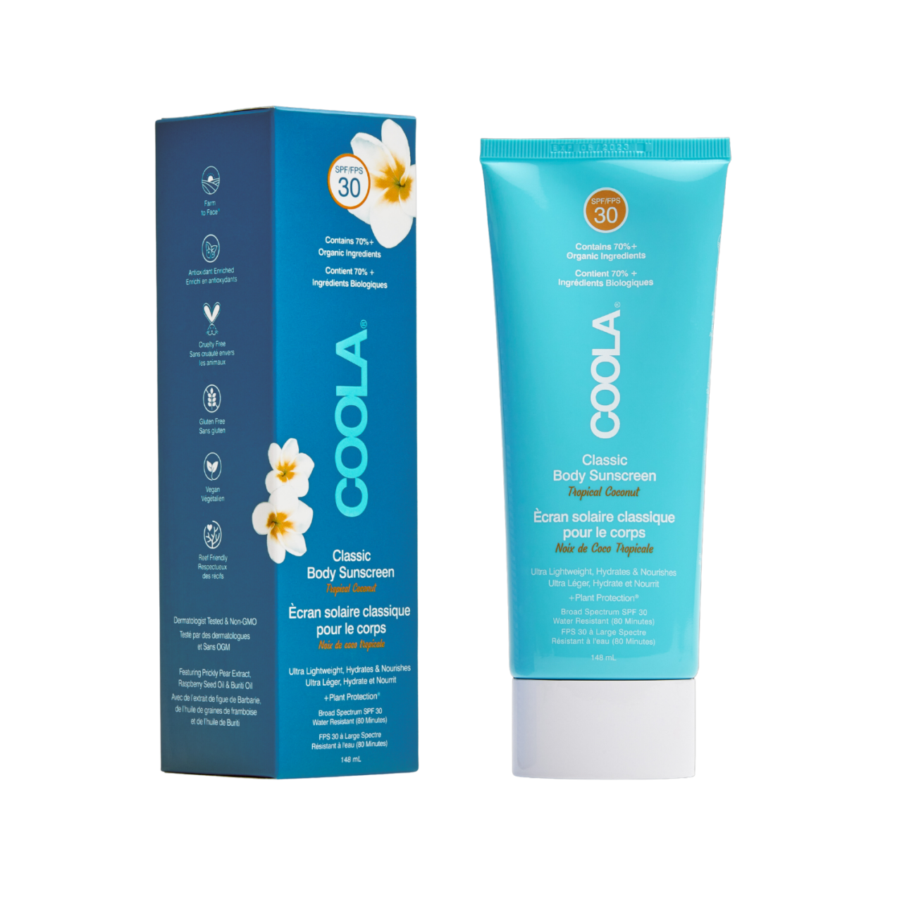 COOLA - Classic Body Organic Sunscreen Lotion SPF30 Tropical Coconut von COOLA