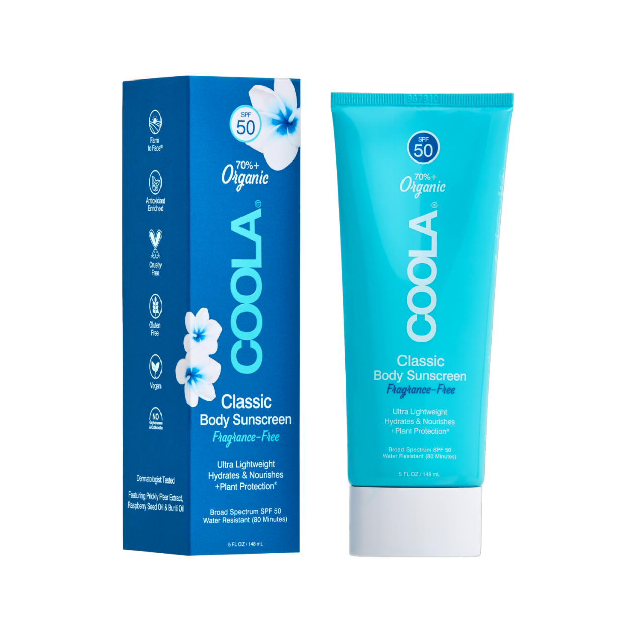 COOLA - Classic Body Organic Sunscreen Lotion SPF50 Fragrance Free von COOLA