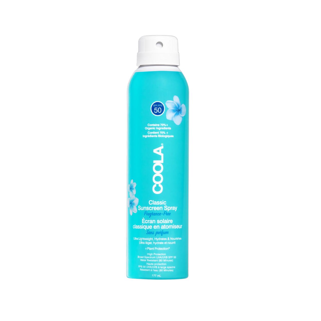 COOLA - Classic Body Organic Sunscreen Spray SPF50 Fragrance Free von COOLA