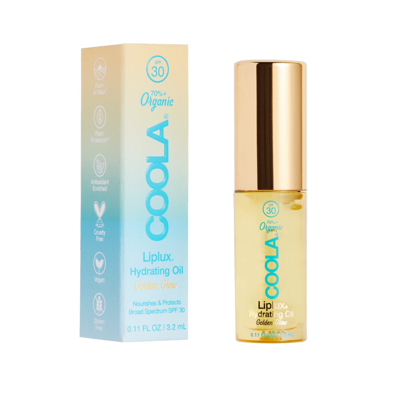 COOLA - Classic Liplux Organic Hydrating Lip Oil Sunscreen SPF30 von COOLA