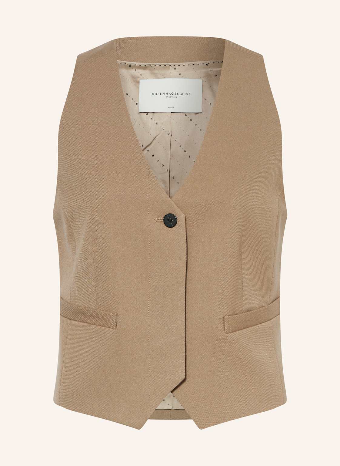 Copenhagen Muse Blazerweste Cmtailor braun Copenhagen Muse Blazerweste Cmtailor braun von COPENHAGEN MUSE