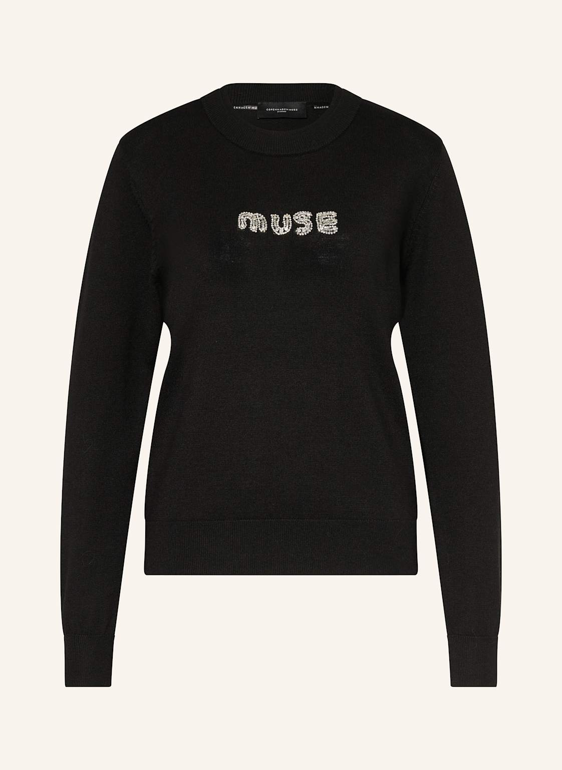 Copenhagen Muse Pullover Cmveran schwarz von COPENHAGEN MUSE