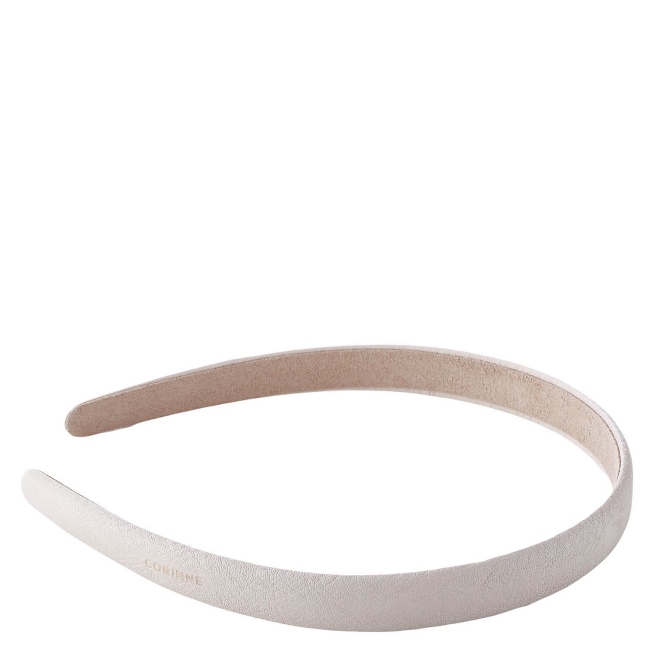 Corinne World - vegan Diadem Narrow Plain Cream von CORINNE