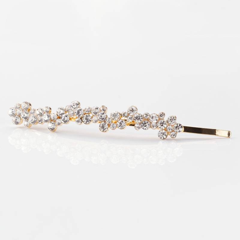 Hair Slider Strass Damen Gold 1 pezzo von CORINNE