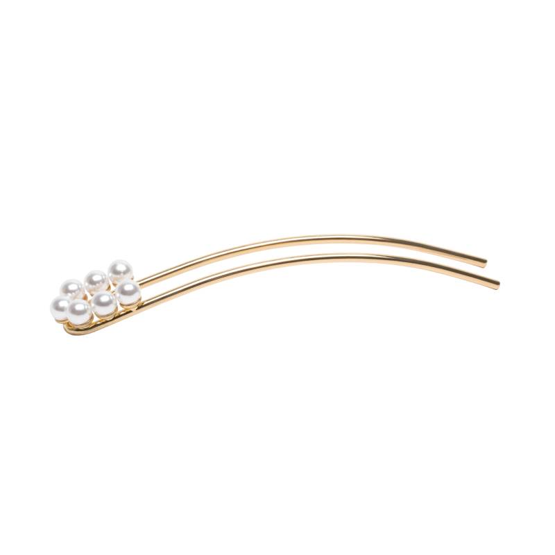 Hairpin 7 Pearls Damen Light Gold 1 pezzo von CORINNE