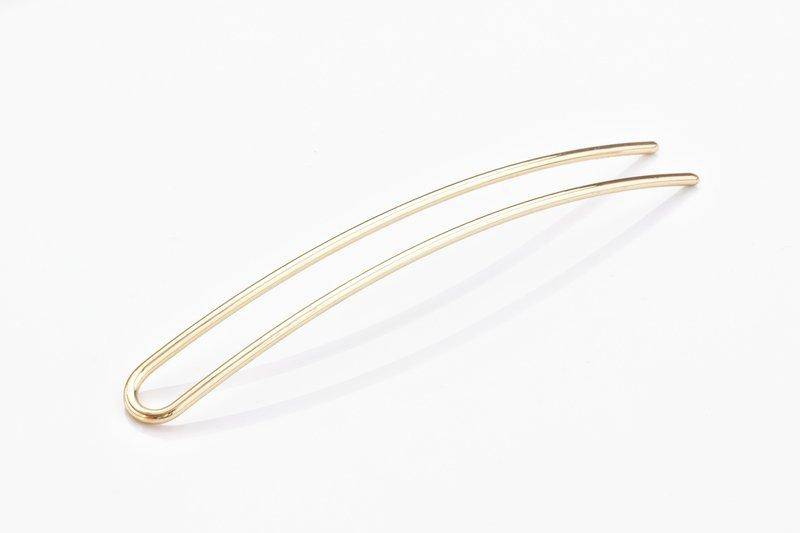 Hairpin Plain Damen Gold 1 pezzo von CORINNE