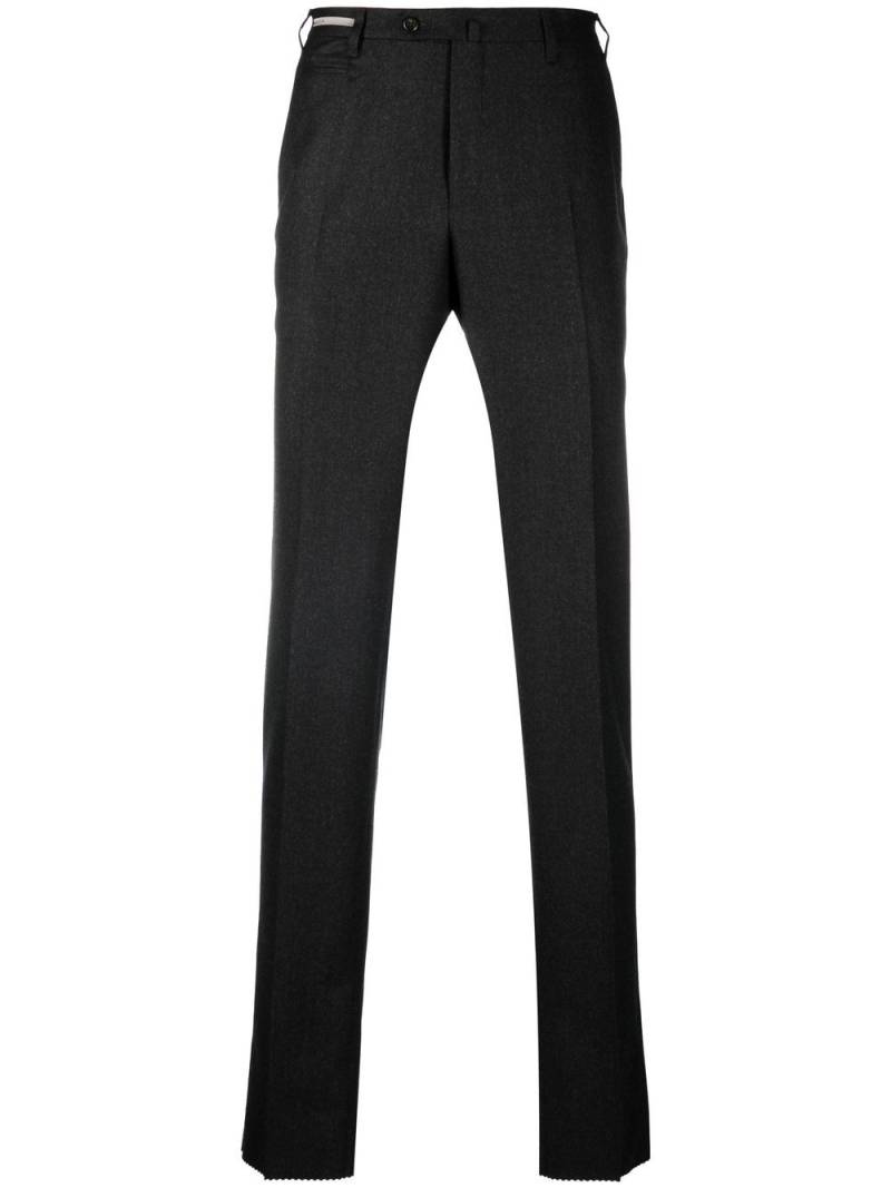 Corneliani straight-leg wool trousers - Grey von Corneliani