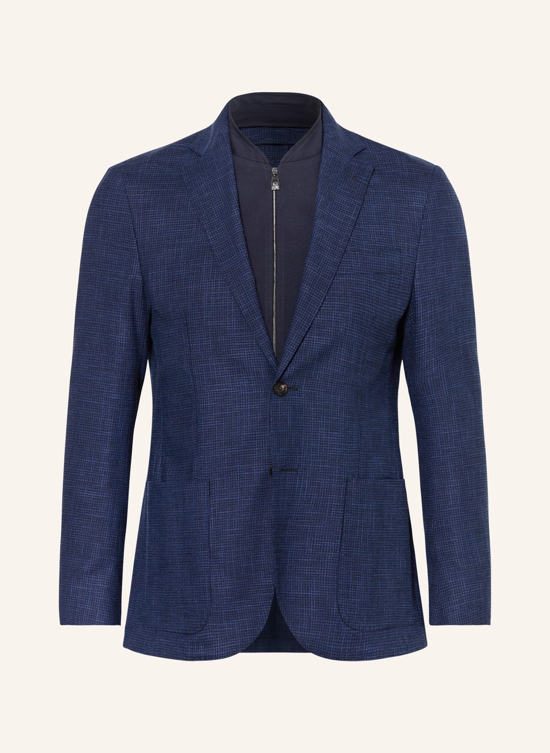 Corneliani Sakko Extra Slim Fit Mit Herausnehmbarer Blende blau von CORNELIANI