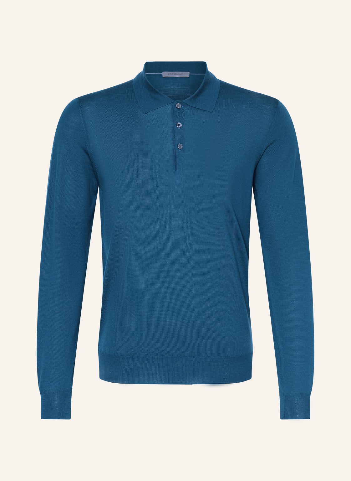 Corneliani Strick-Poloshirt blau von CORNELIANI