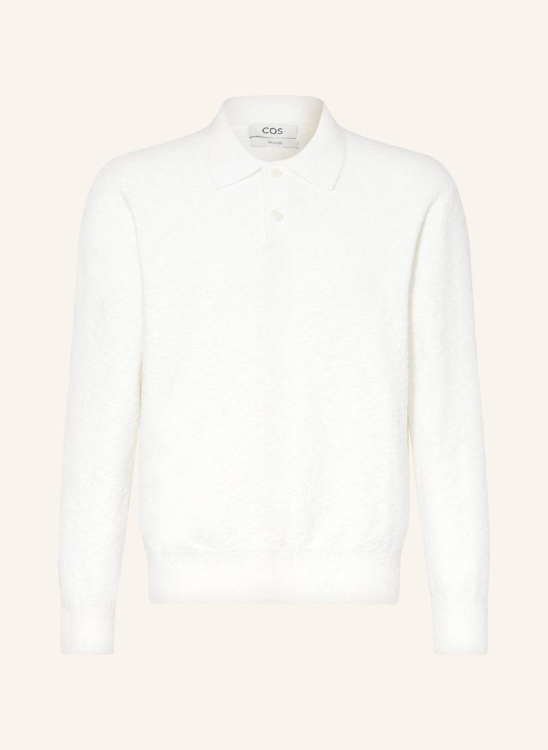 Cos Bouclé-Poloshirt weiss von COS