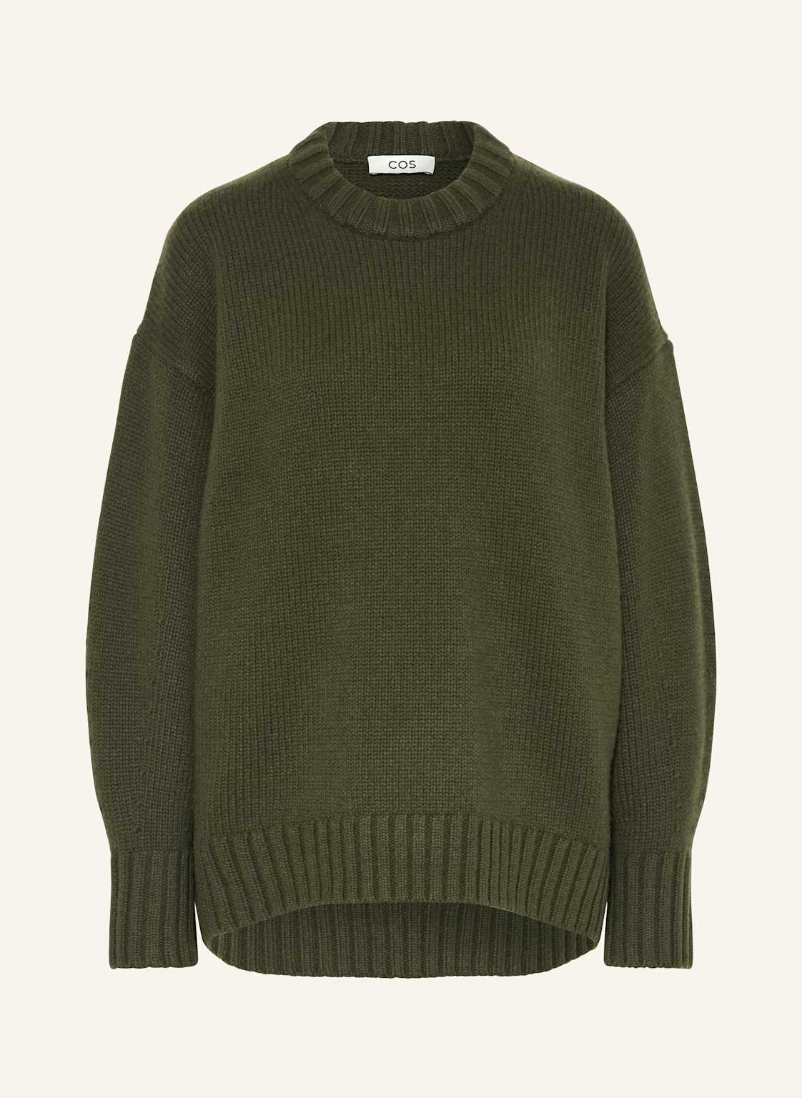 Cos Cashmere-Pullover gruen von COS