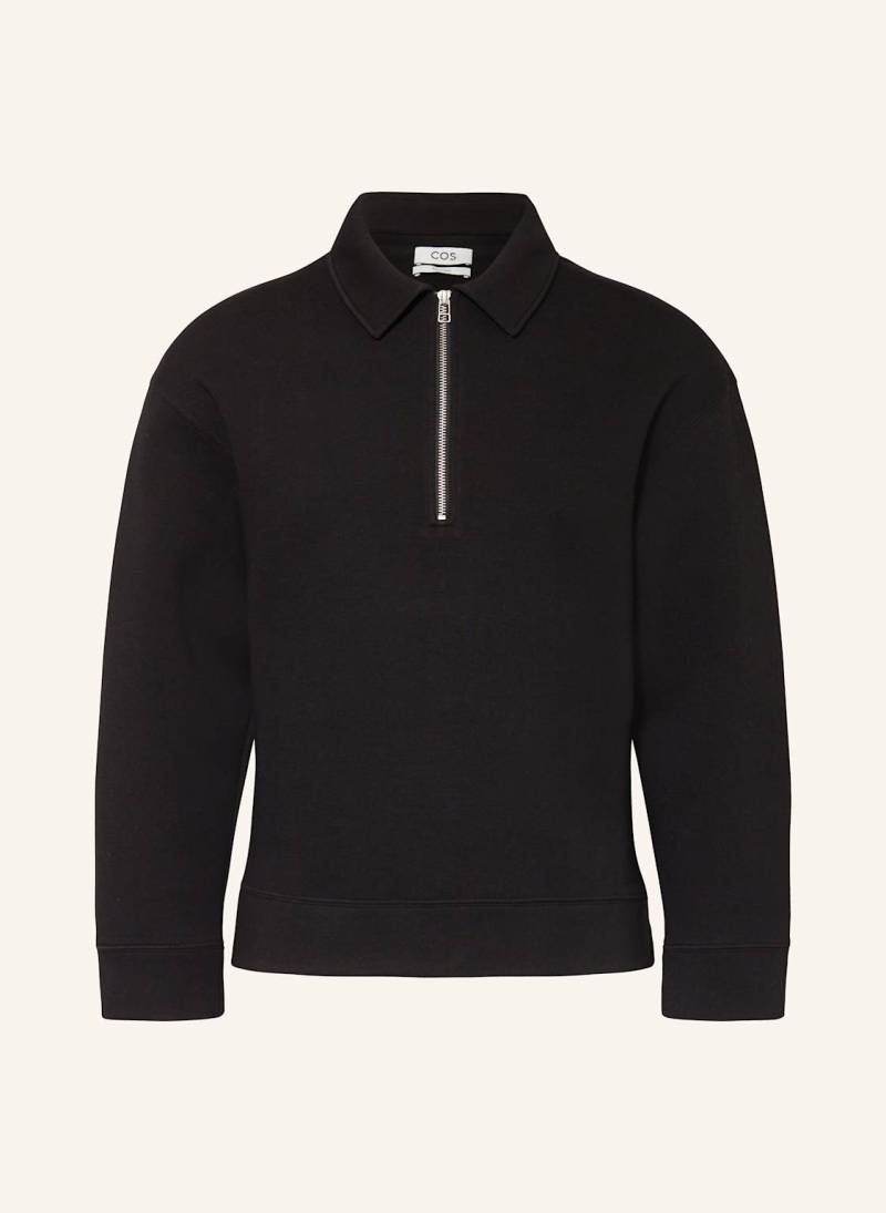 Cos Jersey-Poloshirt schwarz von COS