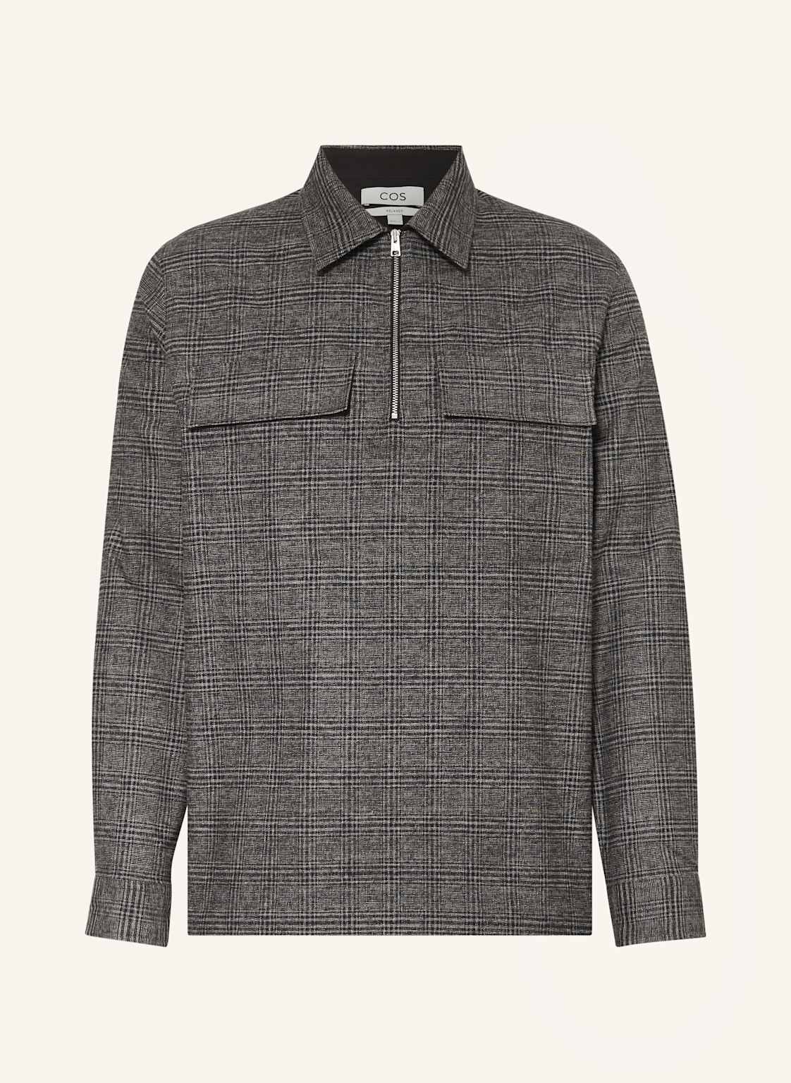 Cos Jerseyhemd Relaxed Fit schwarz Cos Jerseyhemd Relaxed Fit schwarz von COS