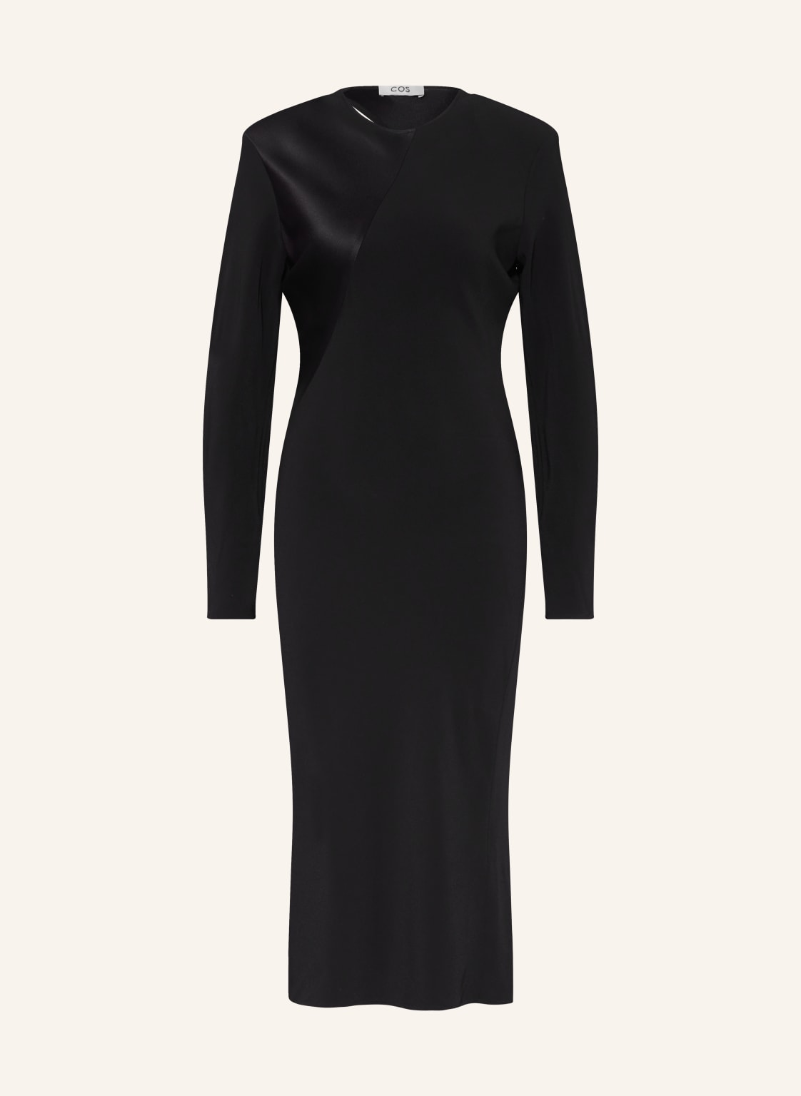 Cos Kleid Mit Cut-Out schwarz von COS