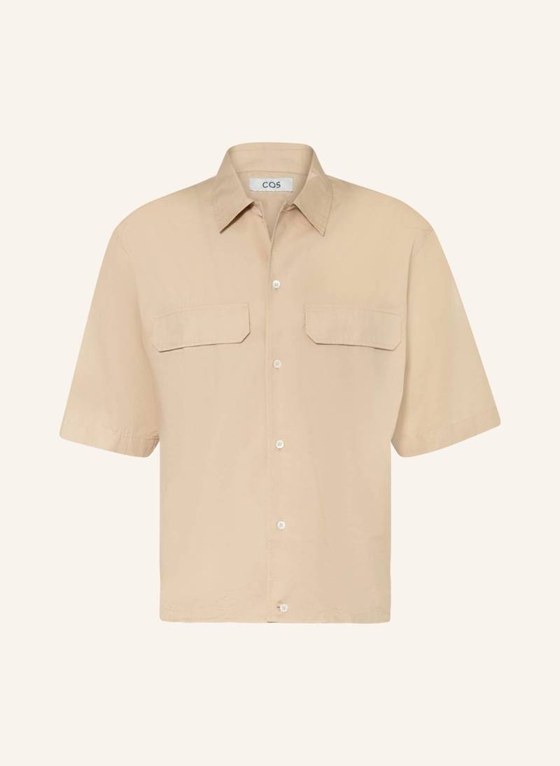 Cos Kurzarm-Hemd Relaxed Fit beige Cos Kurzarm-Hemd Relaxed Fit beige von COS